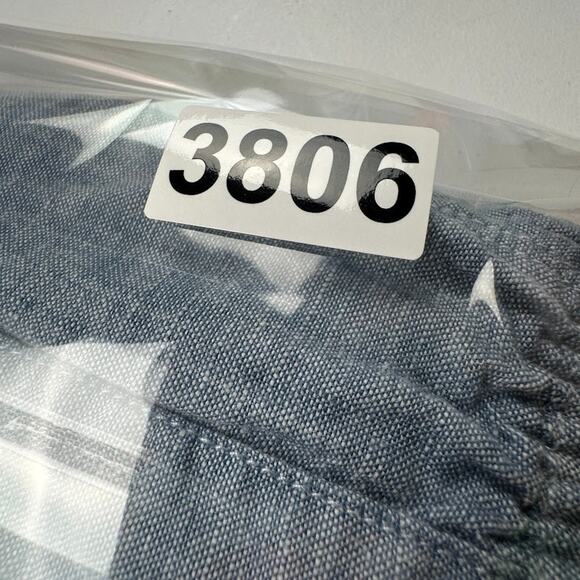 Athleta Pants Womens 8T Blue Linen Retreat Wide Leg Resort Beach Coastal Preppy - Picture 14 of 14